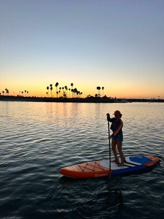 Sunset Paddleboarding & Sauna Experience image 10