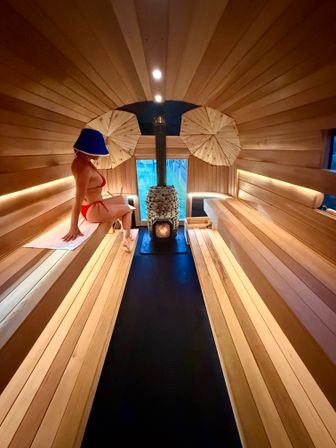 Sunset Paddleboarding & Sauna Experience image 7