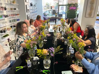 Floriography Flower Arrangement Class image
