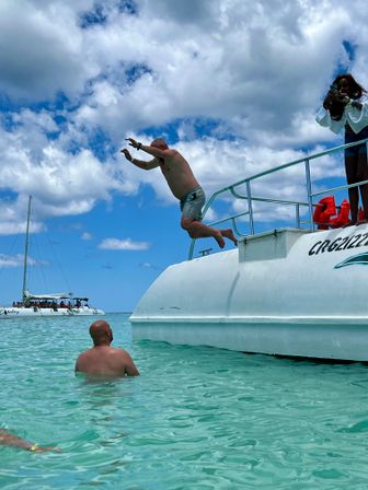 Saona Island Day Tour: Catamaran, Beach & Caribbean Adventure image 4