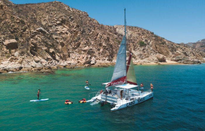 Cabo Sails Private Customized Sailing, Cruising, Snorkeling, & Sightseeing experiences with delicious food, premium open bar, and the best crew! image 4