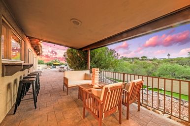 Tucasa in Tucson: 2 Fire Pits, Jacuzzi, Mini Golf, Gameroom & Pool image 24