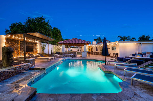 Vacation Vibes: Resort-Style Backyard with Games, Gym & Luxe Outdoor Kitchen image 4