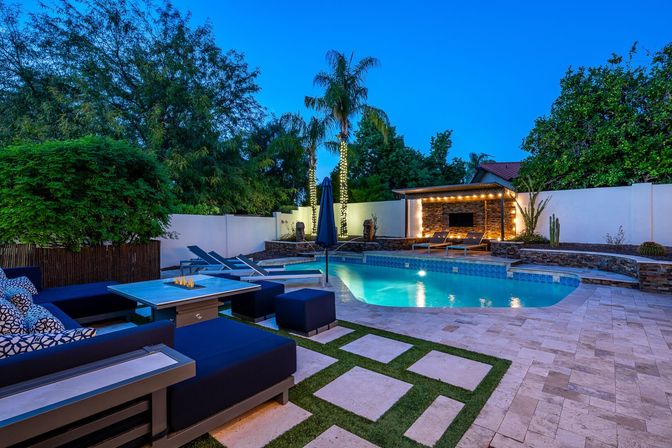 Vacation Vibes: Resort-Style Backyard with Games, Gym & Luxe Outdoor Kitchen image 8