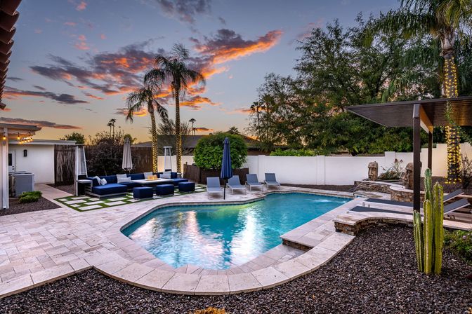Vacation Vibes: Resort-Style Backyard with Games, Gym & Luxe Outdoor Kitchen image 1