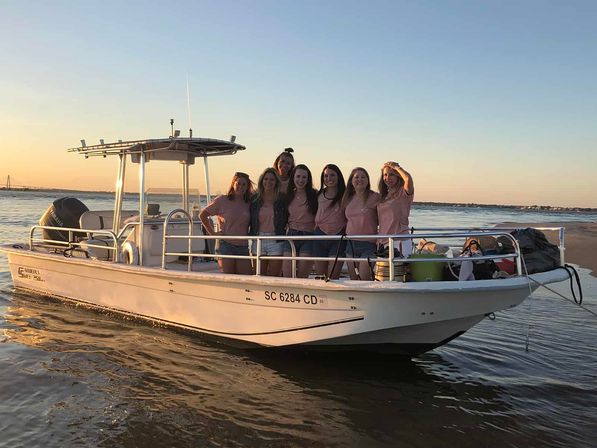 Private Skiff Charter for the Ultimate Bachelorette Party image 3