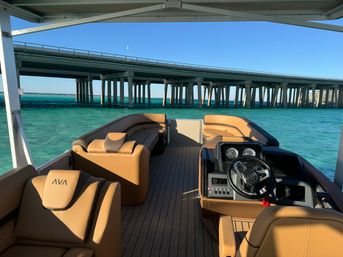 Private Crab Island Luxury Slide Pontoon Charter  image 2