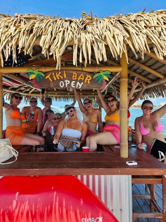 Floating Tiki Boat Party in Tampa: BYOB with Captain & First Mate, Speakers, Shot-ski and more image 16