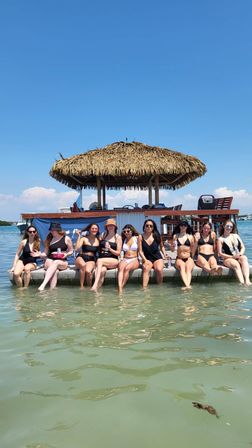 BYOB Floating Tiki Boat Party in St Pete with Expert Crew, Scenic Views, Shot-Ski, and More! image 12