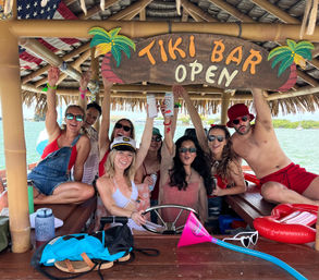 BYOB Floating Tiki Boat Party in St Pete with Expert Crew, Scenic Views, Shot-Ski, and More! image 3