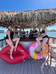 BYOB Floating Tiki Boat Party in St Pete with Expert Crew, Scenic Views, Shot-Ski, and More! image 13
