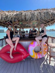 Floating Tiki Boat Party in Tampa: BYOB with Captain & First Mate, Speakers, Shot-ski and more image 6