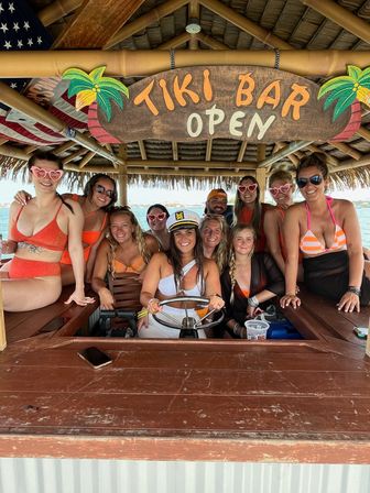 Floating Tiki Boat Party in Tampa: BYOB with Captain & First Mate, Speakers, Shot-ski and more image 5