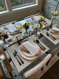 Private Chef Custom Brunch or Dinner Luxury BYOB Dining Party with Waitstaff, Stunning Tablescape Decor and Cleanup Services image 8