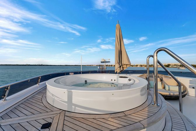 165ft Mega Yacht, Fully Loaded: Water Slide, Jacuzzi, Jet Skis, Tender, Floating Cabana, Masseuse & More image 5