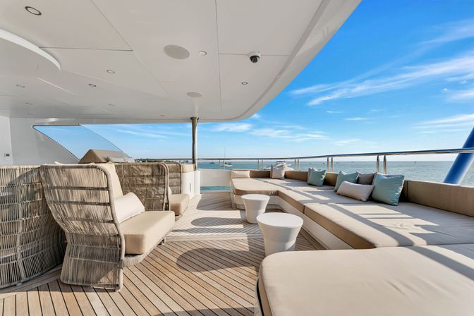 165ft Mega Yacht, Fully Loaded: Water Slide, Jacuzzi, Jet Skis, Tender, Floating Cabana, Masseuse & More image 19