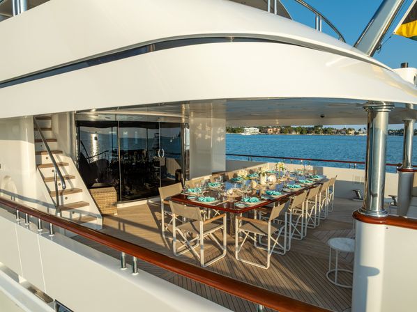 165ft Mega Yacht, Fully Loaded: Water Slide, Jacuzzi, Jet Skis, Tender, Floating Cabana, Masseuse & More image 4