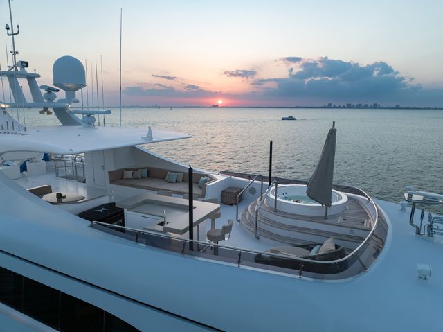 165ft Mega Yacht, Fully Loaded: Water Slide, Jacuzzi, Jet Skis, Tender, Floating Cabana, Masseuse & More image 3