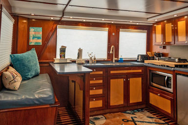 43′ Luxury Yacht Charter With Paddle boards, Snorkel Gear, & More image 12
