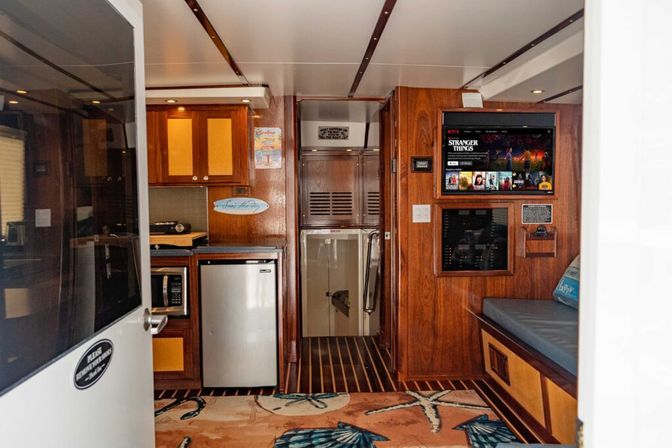 43′ Luxury Yacht Charter With Paddle boards, Snorkel Gear, & More image 9