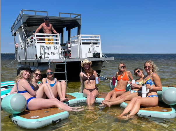 Crab Island Luxury Pontoon Charter: Up to 16 Guests + On-Board Bathroom image 11