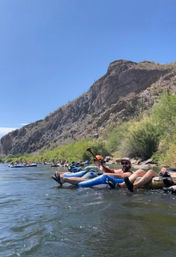 Fun Salt River Tubing Day With Roundtrip Party Ride image 6