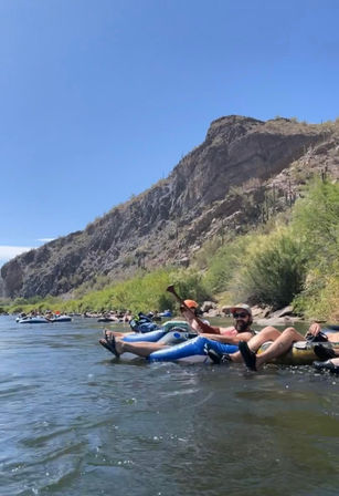 Fun Salt River Tubing Day With Roundtrip Party Ride image 8