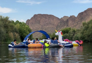 Fun Salt River Tubing Day With Roundtrip Party Ride image 2