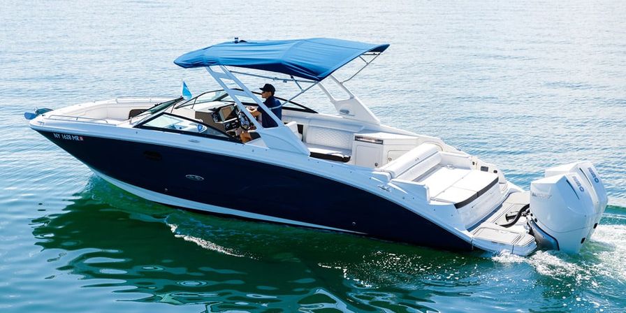 Private 29' 2022 Sea Ray SDX Charter For Up to 12 Passengers (BYOB) image 1