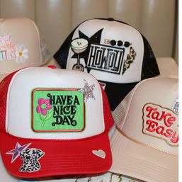 From Miss to Mrs in Style: Custom Trucker Hat Bar for the Whole Crew image 3