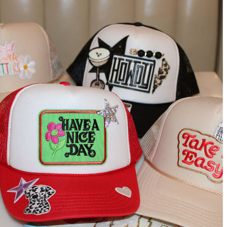From Miss to Mrs in Style: Custom Trucker Hat Bar for the Whole Crew image 3