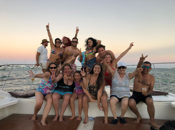 Booze Party Boat & Sandbar with Waterslide image 10