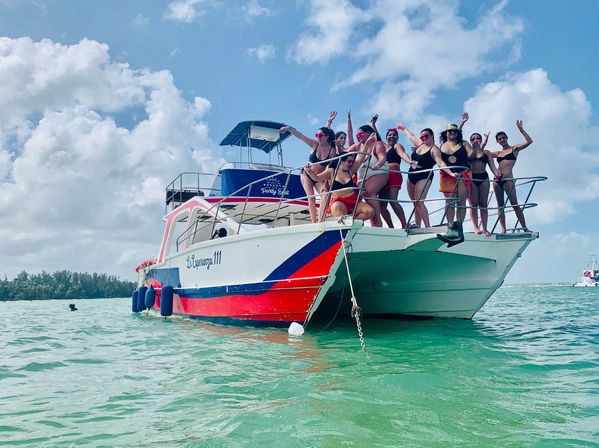 Booze Party Boat & Sandbar with Waterslide image 2