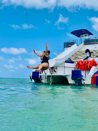 Booze Party Boat & Sandbar with Waterslide image 5