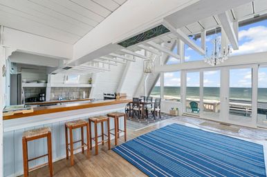 Captains Quarters: 3 BR Beachfront A-Frame with Pool image 22