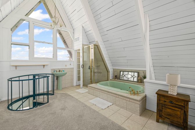 Captains Quarters: 3 BR Beachfront A-Frame with Pool image 46