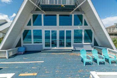 Captains Quarters: 3 BR Beachfront A-Frame with Pool image 54