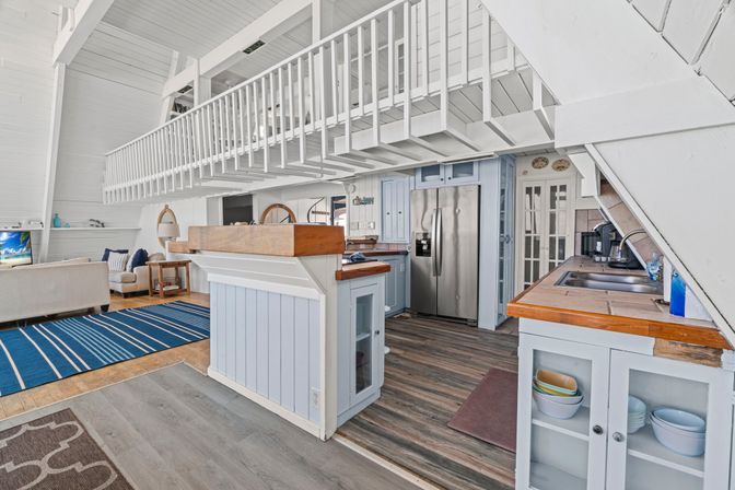 Captains Quarters: 3 BR Beachfront A-Frame with Pool image 27