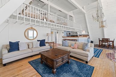 Captains Quarters: 3 BR Beachfront A-Frame with Pool image 16
