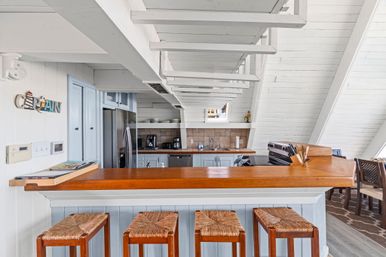 Captains Quarters: 3 BR Beachfront A-Frame with Pool image 23