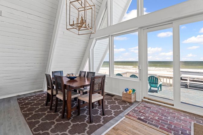 Captains Quarters: 3 BR Beachfront A-Frame with Pool image 25