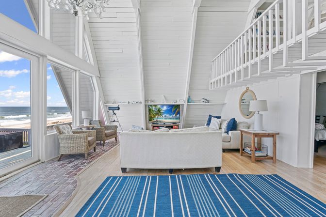 Captains Quarters: 3 BR Beachfront A-Frame with Pool image 15