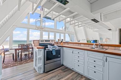 Captains Quarters: 3 BR Beachfront A-Frame with Pool image 30