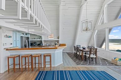 Captains Quarters: 3 BR Beachfront A-Frame with Pool image 21