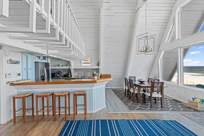 Captains Quarters: 3 BR Beachfront A-Frame with Pool image 21