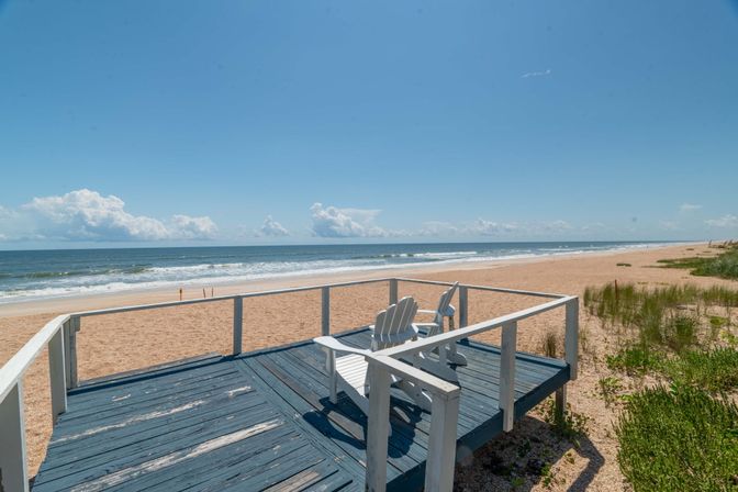 Captains Quarters: 3 BR Beachfront A-Frame with Pool image 57