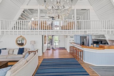 Captains Quarters: 3 BR Beachfront A-Frame with Pool image 32
