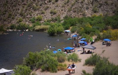 Salt River Float Tubing BYOB Adventure with Pickup & Drop-Off On Party Shuttle Included image 5