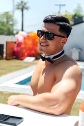 Hire a cabana boy or party butler to bartend, host games, and spice up your Los Angeles bachelorette party image 6