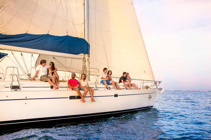 Luxury Sunset Sailing with Open Bar & Appetizers (Up to 16 Passengers) image 1